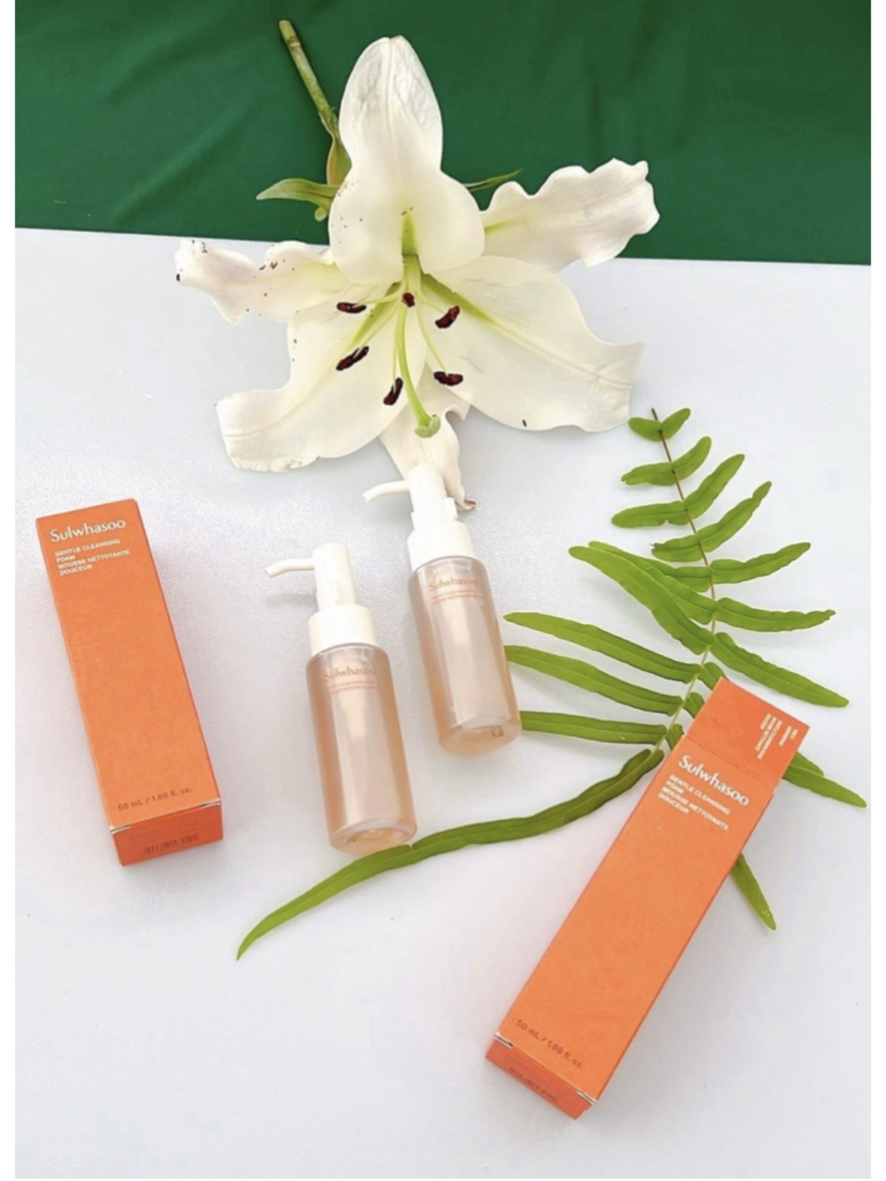 Sulwhasoo Gentle Cleansing Foam 50ml x 2pcs (100ml) Sample Newist Version